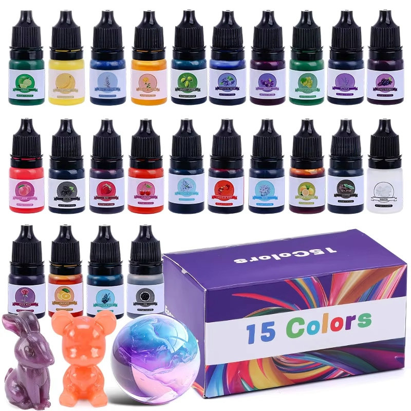 Resin Pigment Set - صبغة ألوان راتنجات الايبوكسي 24 ألوان