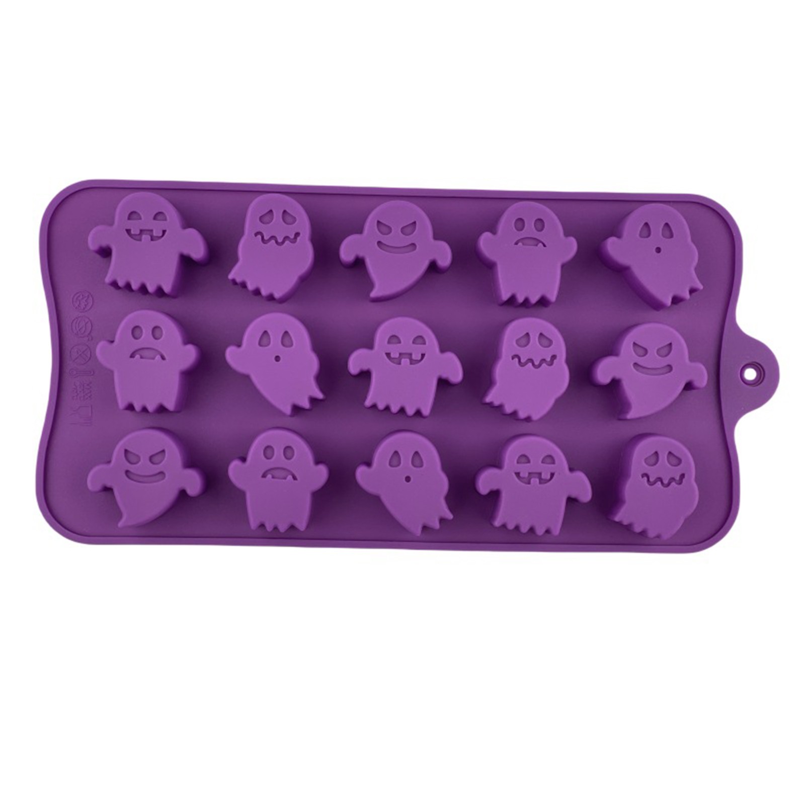 Silicone Mold Tray - قالب سيليكون للهالوين على شكل قرع