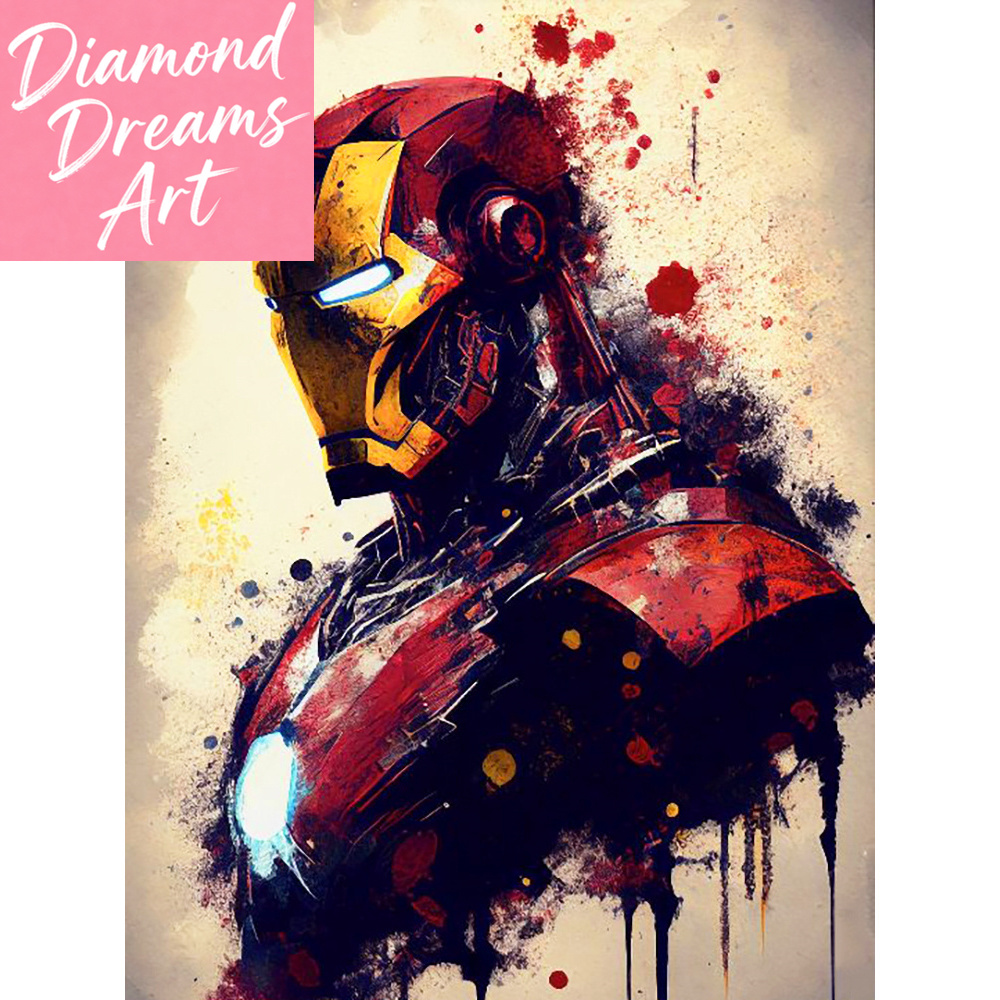 Resin Craft Kit - مجموعة رسم بالألماس من مارفل، لوحة