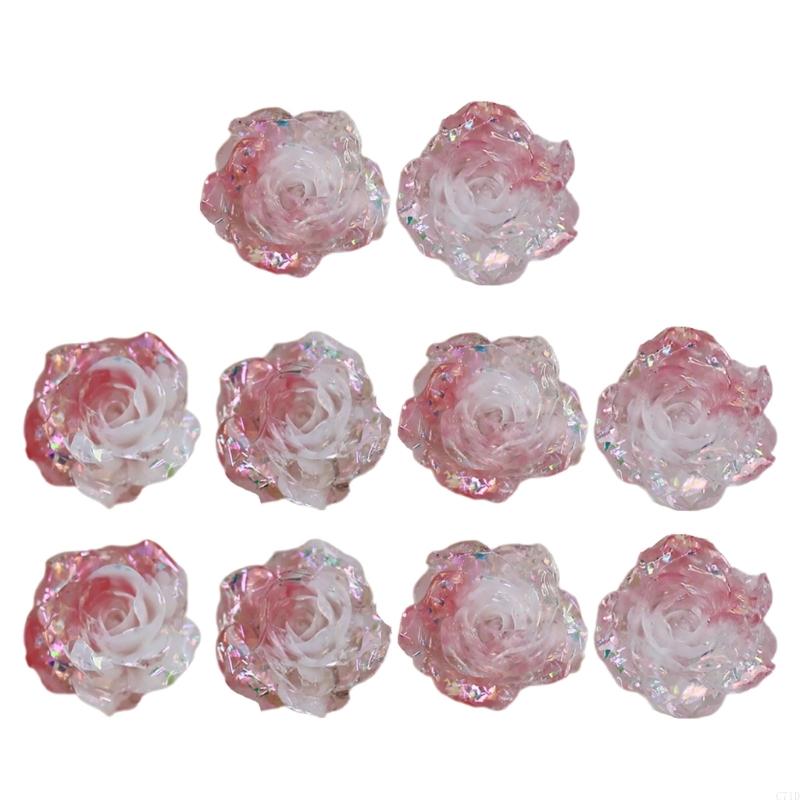 عبوة مكونة من 10 زهور بلاستيكي - مراجعة Resin Glitter Pack وسعره