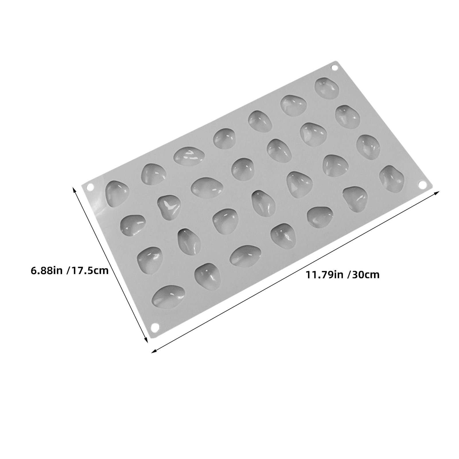 قطعتان من قوالب الشوكولاتة الس - مراجعة Silicone Mold Tray وسعره