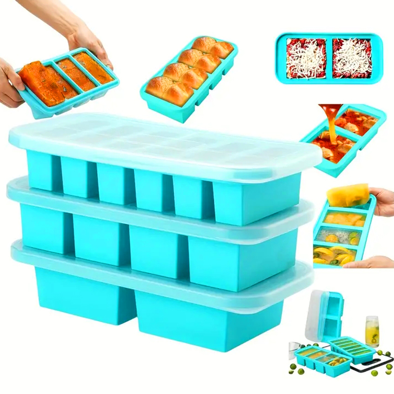 قالب صينية فريزر سيليكون مكون  - مراجعة Serving Tray Mold وسعره