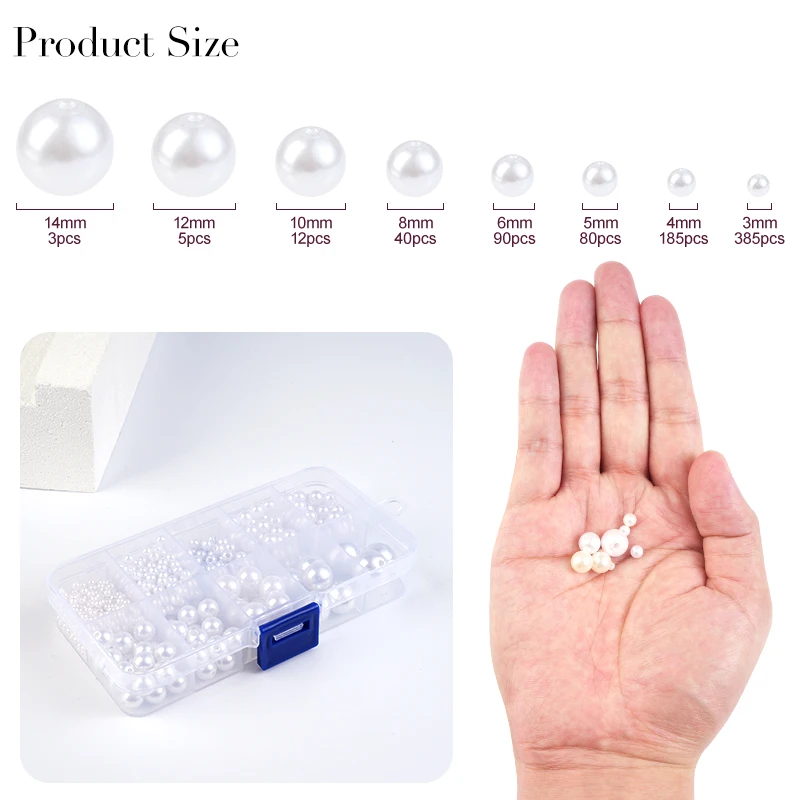 800 قطعة الاصطناعي فو اللؤلؤ ا - مراجعة Resin Jewelry Kit وسعره