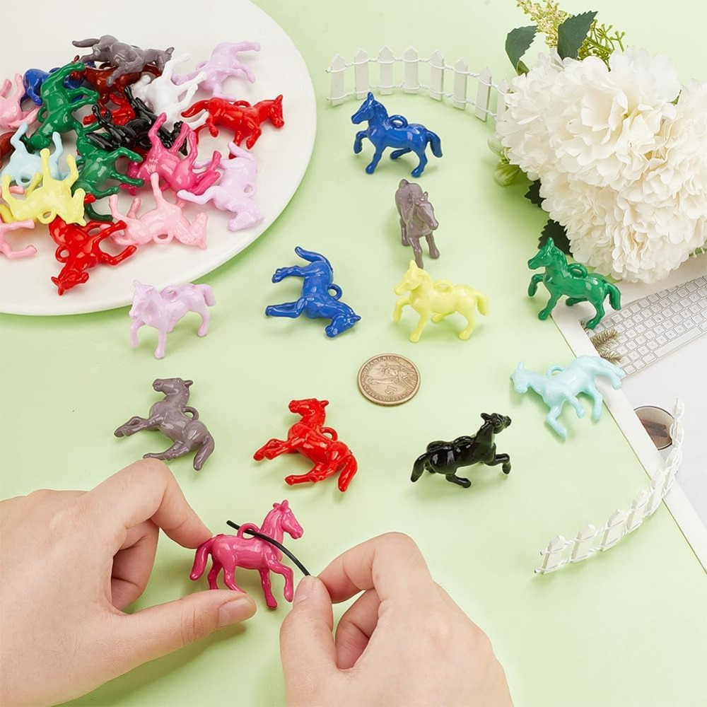 48 قطعة المعلقات الاكريليك مبه - مراجعة Resin Craft Kit وسعره