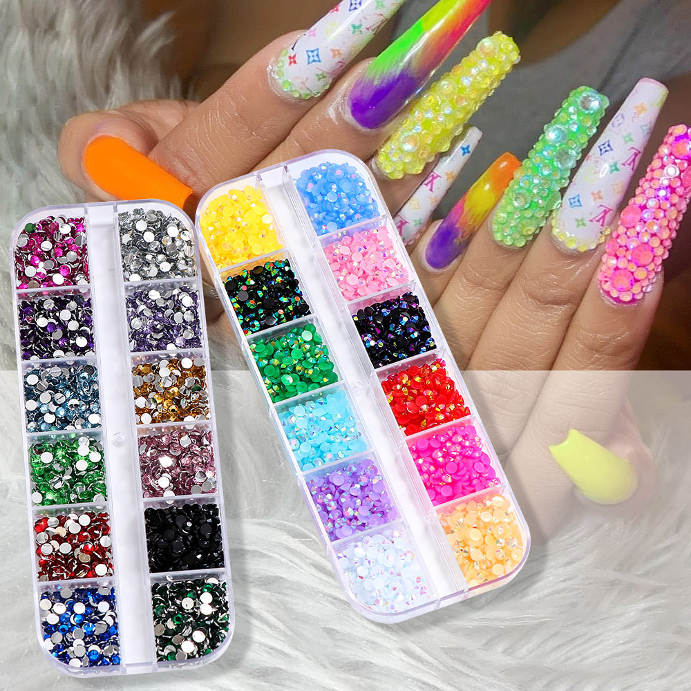 مجموعة من 2400 قطعة من أحجار ا - مراجعة Resin Glitter Pack وسعره