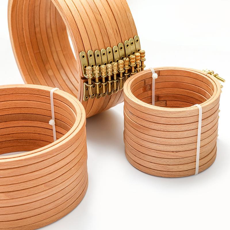 طوق تطريز خشبي عالي الجودة من  - مراجعة Wood Ring Blank وسعره