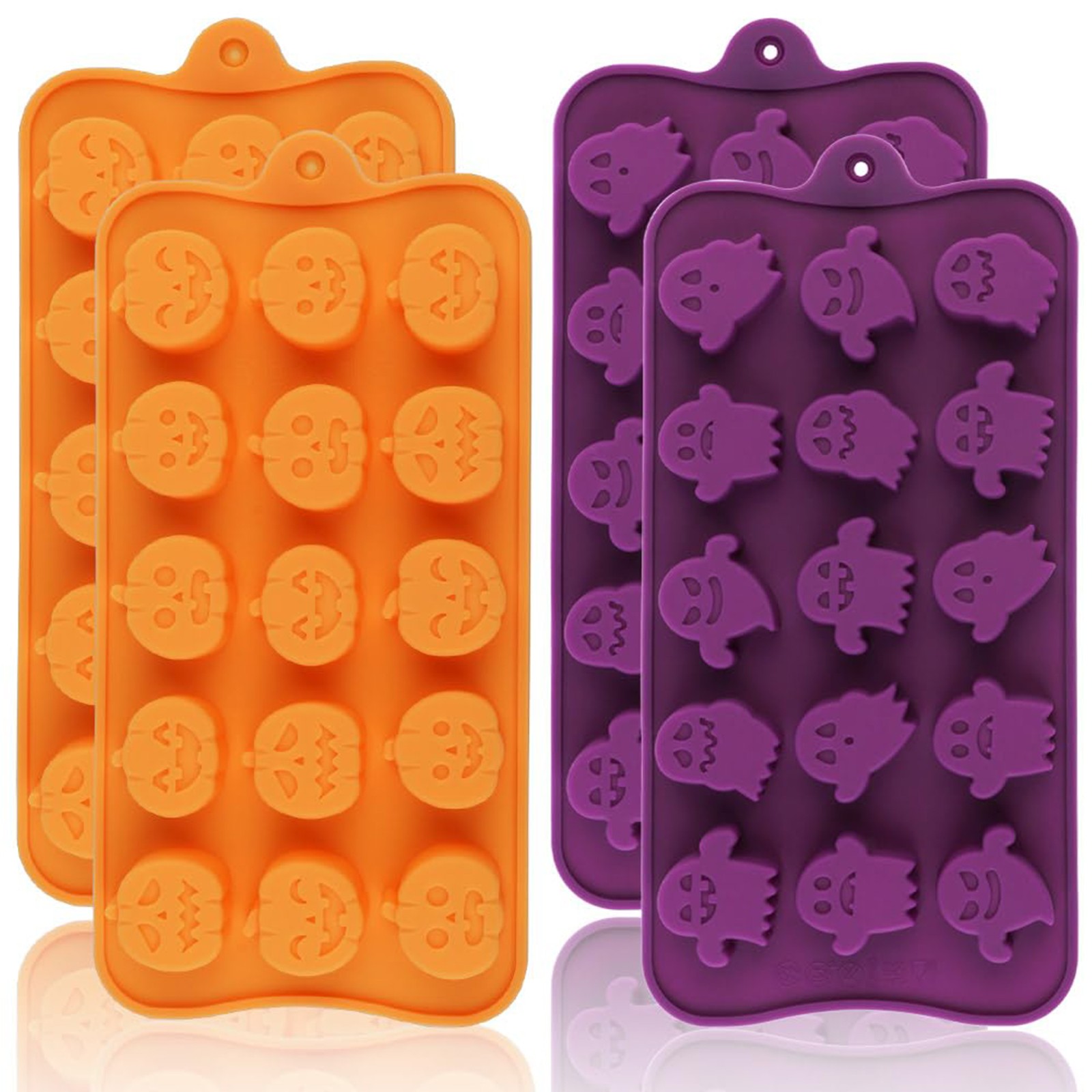 قالب سيليكون للهالوين على شكل  - مراجعة Silicone Mold Tray وسعره