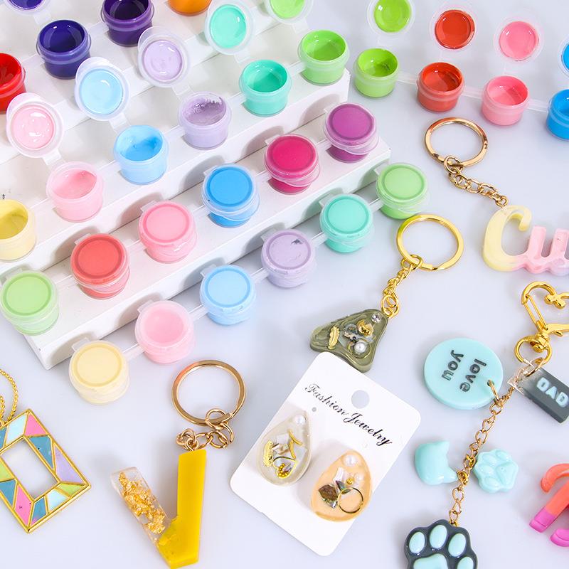 6 ألوان/مجموعة صبغات سائلة لاص - مراجعة Resin Pigment Set وسعره