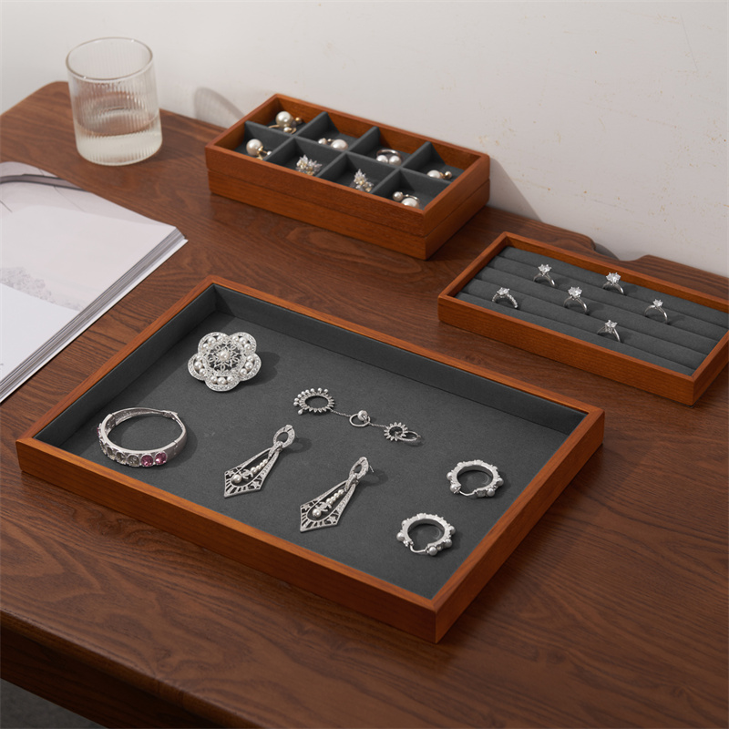Oirlv منظم المجوهرات الخشبية ح - مراجعة Wood Ring Blank وسعره