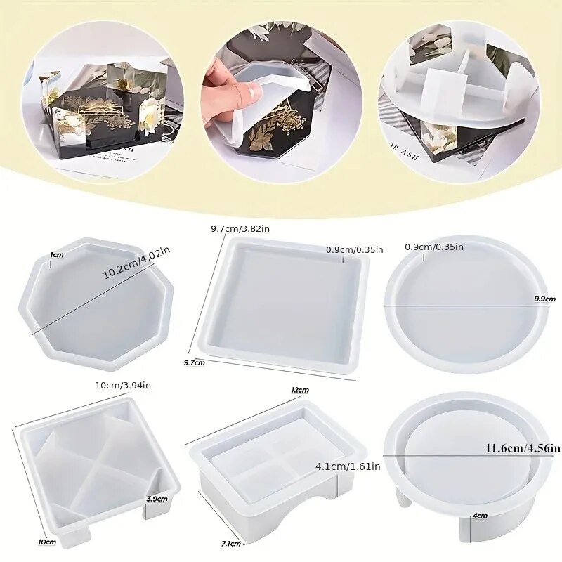 تتضمن مجموعة قوالب راتينج كوست - مراجعة Serving Tray Mold وسعره